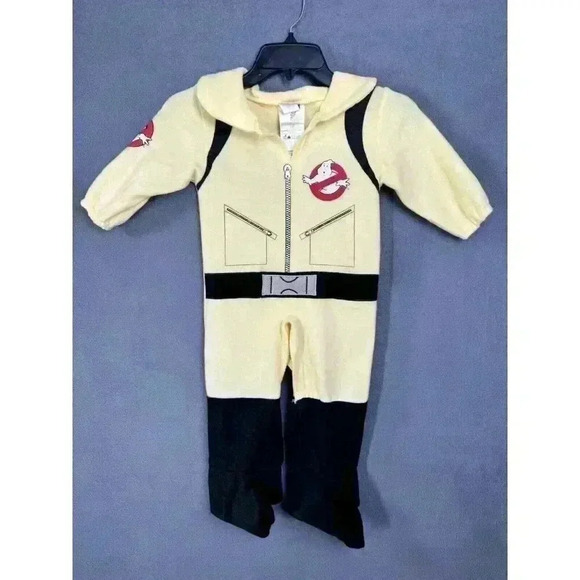 Ghostbusters Outfit w/ Hat Size 2T Toddler Character Halloween Costume Fleece - Picture 2 of 8